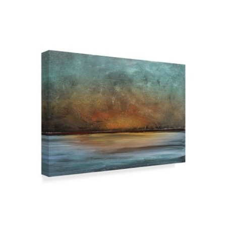 Trademark Fine Art Jean Plout 'Soothing Sunset Landscape' Canvas Art, 12x19 ALI37284-C1219GG
